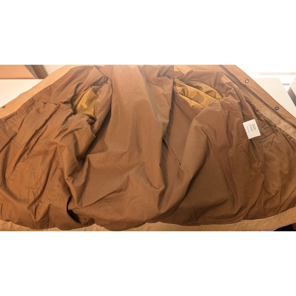 Mens Tan Nappa Leather Jacket Cowboy Western Style Star Embroidery Size L - Picture 7 of 11